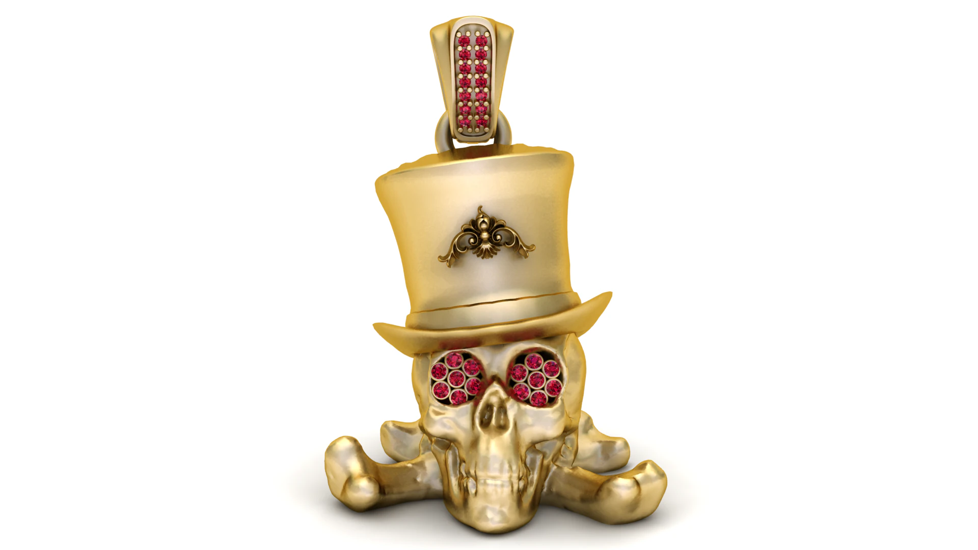 Skull Face Pendant 3D Printable Model 3D Print Model .c4d .max .obj .3ds .fbx .stl .blend 