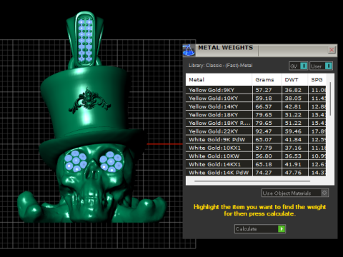 Skull Face Pendant 3D Printable Model 3D Print Model