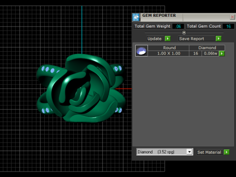 Élégant pendentif fleur de lotus modèle imprimable en 3D Modèles 3D en vedette