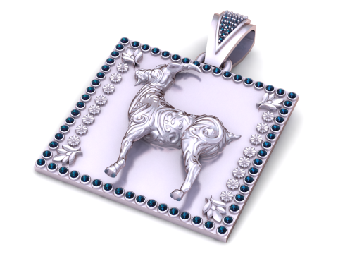 Colgante de Cabra Modelo imprimible en 3D Modelo de impresión 3D