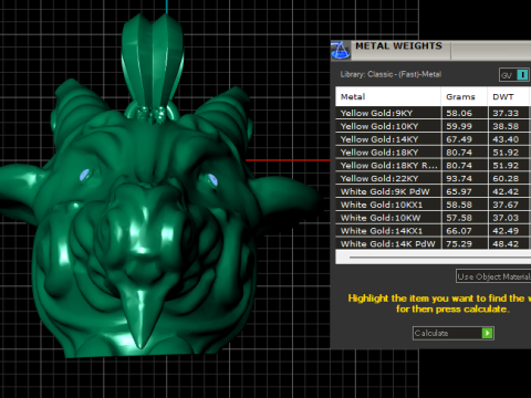 Goat Head Pendant 3D Printable Mode 3D Print Model