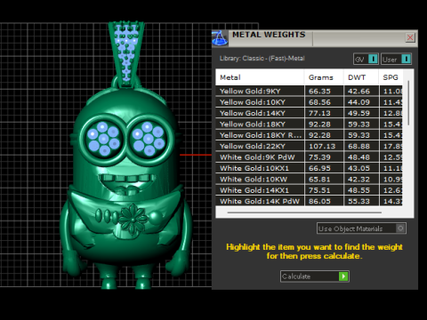Modelo imprimible en 3D con colgante de Minion de dibujos animados Modelo de impresión 3D
