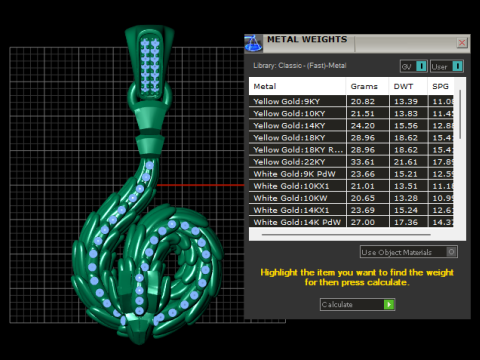 Modello stampabile 3D con ciondolo serpente in oro Modello di stampa 3D