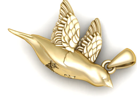 Symbol Love Devotion Pendant 3D Printable Model 3D Print Model