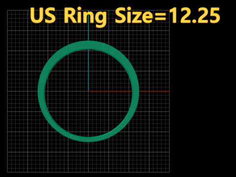 Golden Cross Ring Pendant 3D Printable Model 3D Print Model