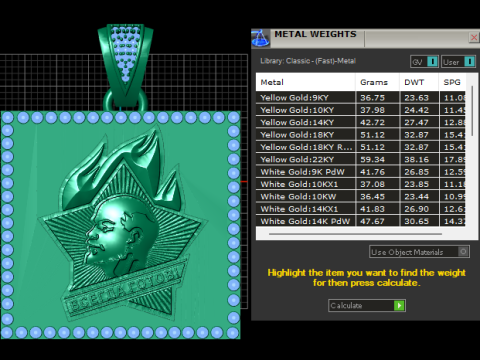 Pendentif bague croix dorée modèle imprimable en 3D Modèles 3D en vedette