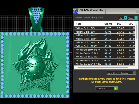 Golden Cross Ring Pendant 3D Printable Model 3D Print Model