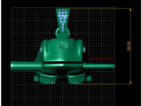 Wisiorek ze zwierzęciem żabą Model do druku 3D Model do druku 3D