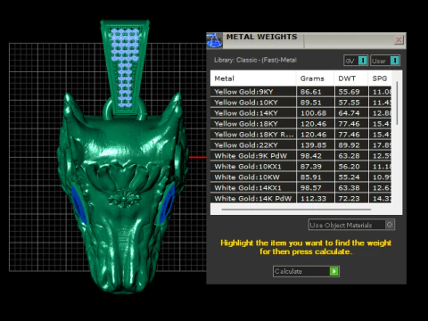 Dragon Face Pendant 3D Printable Model 3D Print Model