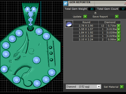 Modello stampabile 3D con ciondolo drago con ingranaggio meccanico Modello di stampa 3D
