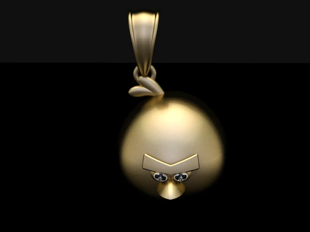 Cartoon Face Pendant 3D Printable Model 3D Print Model .c4d .max .obj .3ds .fbx .stl .blend 