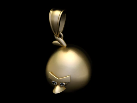 Cartoon Face Pendant 3D Printable Model 3D Print Model