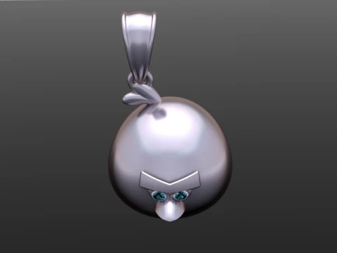 Cartoon Face Pendant 3D Printable Model 3D Print Model