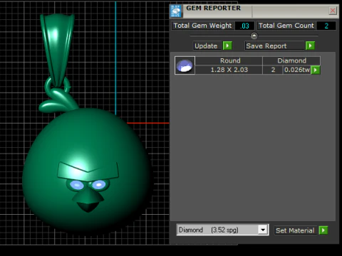 Cartoon Face Pendant 3D Printable Model 3D Print Model