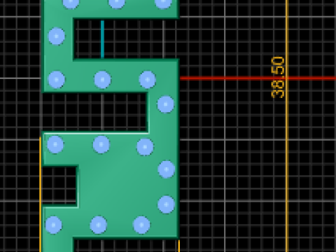 Złoty alfabet 52 wisiorek Model 3D do druku Model do druku 3D