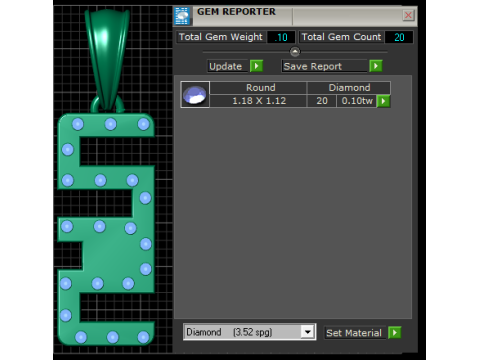 Złoty alfabet 52 wisiorek Model 3D do druku Model do druku 3D