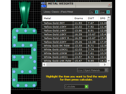 Złoty alfabet 52 wisiorek Model 3D do druku Model do druku 3D