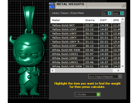 Devil Cartoon Pendant 3D Printable Model 3D Print Model