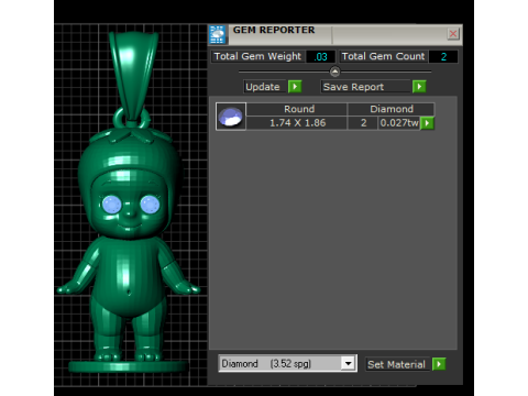 Кукла-подвеска-подвеска 3D модель для печати 3D Принт Модель