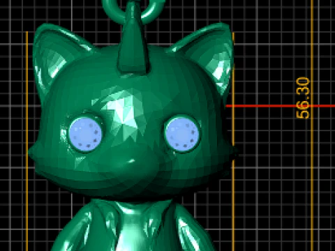 Wolf Baby Pendant 3D Printable Model 3D Print Model