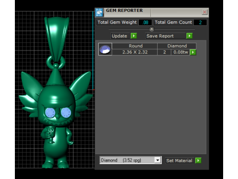 Pendentif créature ailée mignonne modèle imprimable en 3D Modèles 3D en vedette