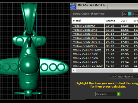Подвеска в виде мультяшного самолета 3D модель для печати 3D Принт Модель