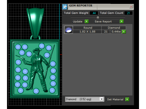 Colgante Fight Man Modelo imprimible en 3D Modelo de impresión 3D