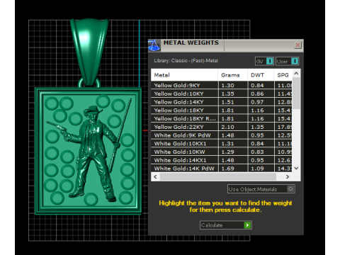 Colgante Fight Man Modelo imprimible en 3D Modelo de impresión 3D