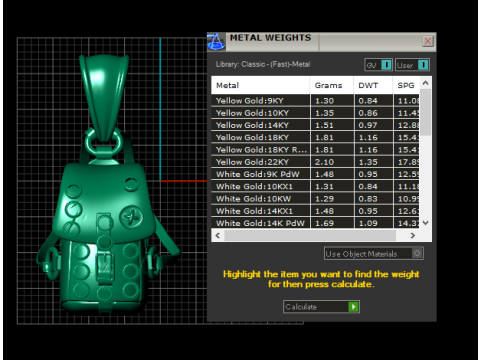 背包吊坠 3D 打印模型 3D 打印模型