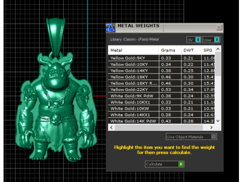 गोल्डन डेविल पेंडेंट 3डी प्रिंट करने योग्य मॉडल 3D प्रिंट मॉडल