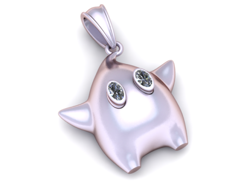 卡通 Lumalee 吊坠 3D 可打印模型 3D 打印模型