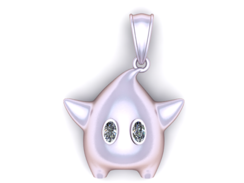 卡通 Lumalee 吊坠 3D 可打印模型 3D 打印模型