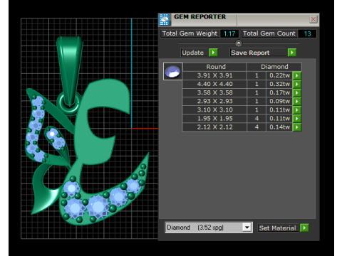Modernes arabisches Kalligraphie-Anhänger-3D-druckbares Modell 3D Druckmodell