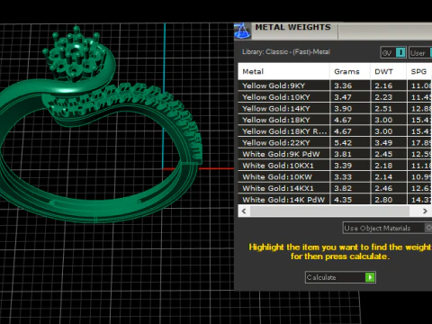 Elegant Twist Diamond Ring 3D Printable Model 3D Print Model
