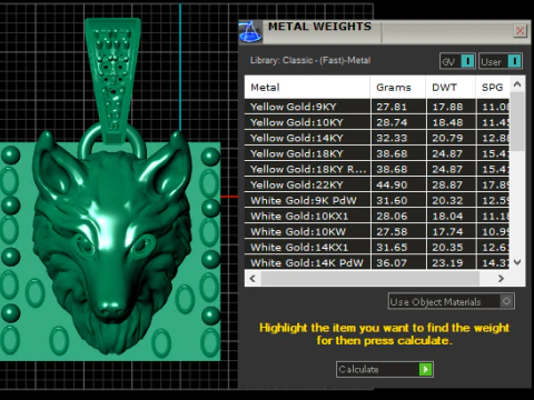 Wolf Guardian Pendant 3D Printable Model 3D Print Model