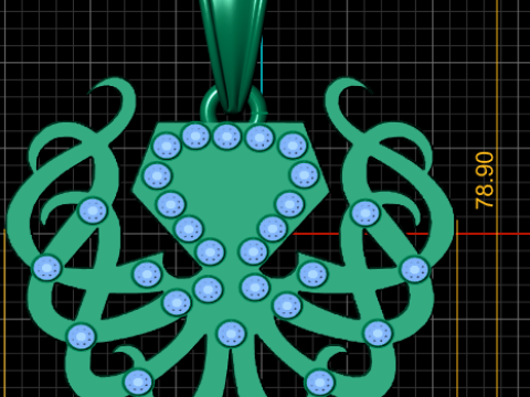 Modèle imprimable en 3D de pendentif en forme de cœur Modèles 3D en vedette