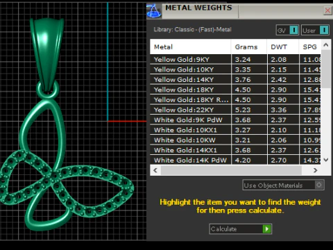 Infinity Leaf Diamond Pendant 3D Printable Model 3D Print Model