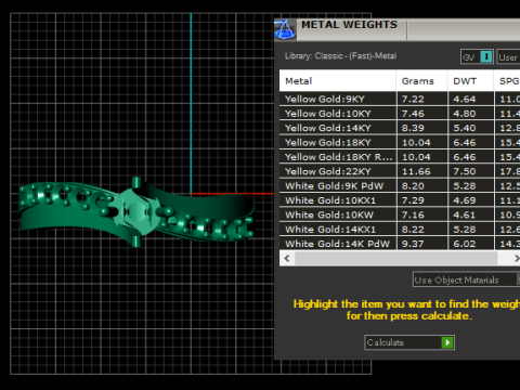 Model Cetak 3D Cincin Berlian Split Shank Klasik Model Cetak 3D