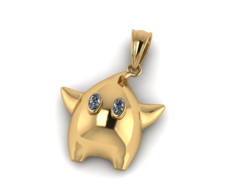 Wisiorek z kreskówek Lumalee Model do druku 3D Model do druku 3D