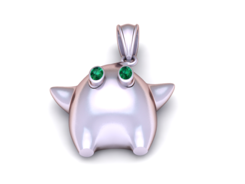 Wisiorek z kreskówek Lumalee Model do druku 3D Model do druku 3D