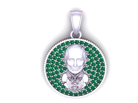 Man Diamond Pendant 3D Printable Mode 3D Print Model