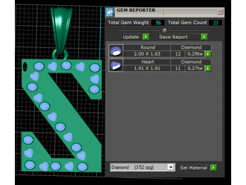 S Alphabet Pendant 3D Printable Model 3D Print Model