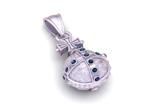 Cross Egg Pendant 3D Printable Mode 3D Print Model