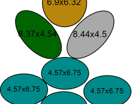 Model Cetak 3D Liontin Cluster Berlian Model Cetak 3D