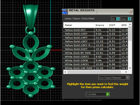 Diamond Cluster Pendant 3D Printable Model 3D Print Model
