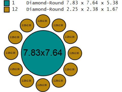 3D модель каблучки з діамантом для друку 3D Принт Модель