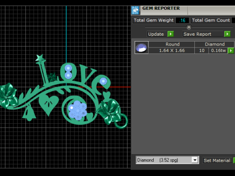 Collier de fleurs d'amour Modèle imprimable en 3D Modèles 3D en vedette