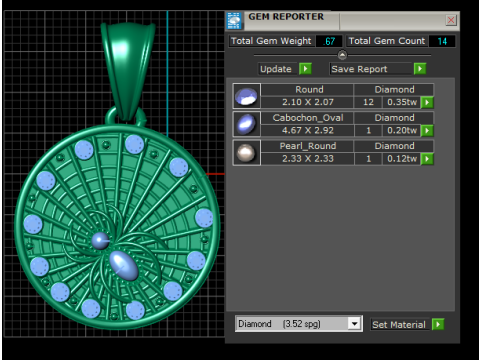 Radiant Swirl Sunburst Anhänger 3D-druckbares Modell 3D Druckmodell