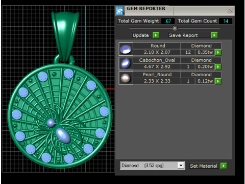 Radiant Swirl Sunburst Pendant 3D Printable Model 3D Print Model