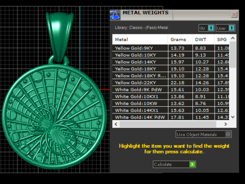 Radiant Swirl Sunburst Anhänger 3D-druckbares Modell 3D Druckmodell